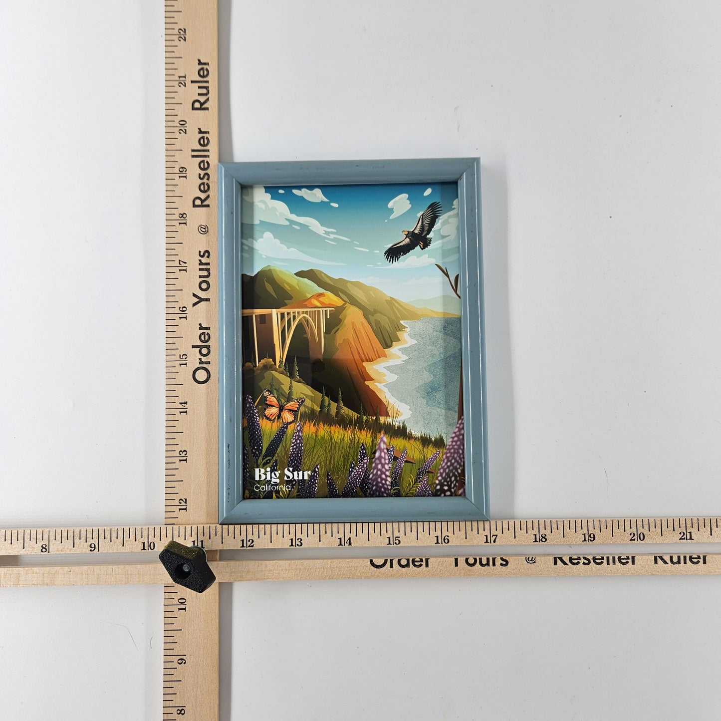 Coastal Big Sur Print w/ Second-Life Frame 5.5" x 7.5"
