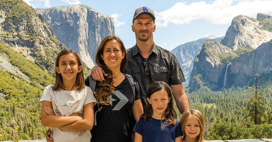 Family at Tunnel View Yosemite National Park