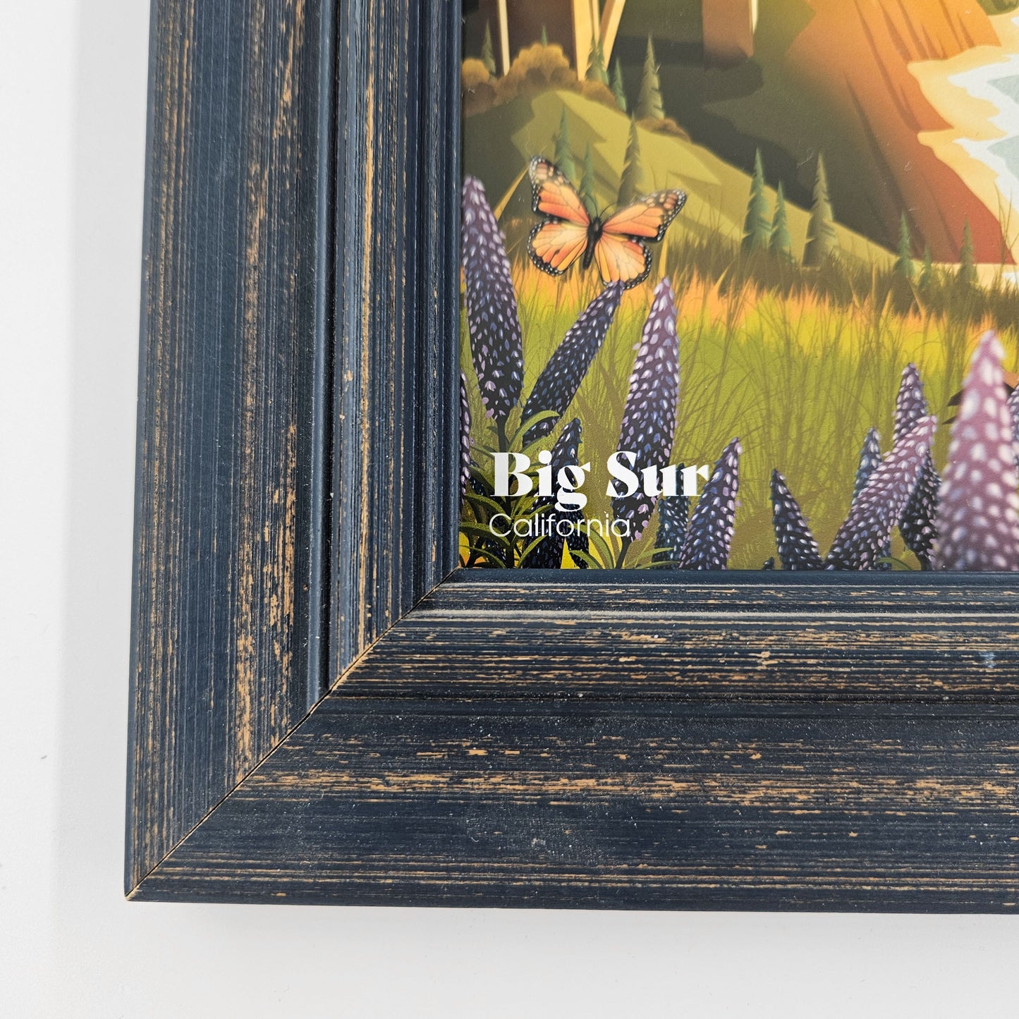 Sunwashed Big Sur Second-Life Frame 8"x10"