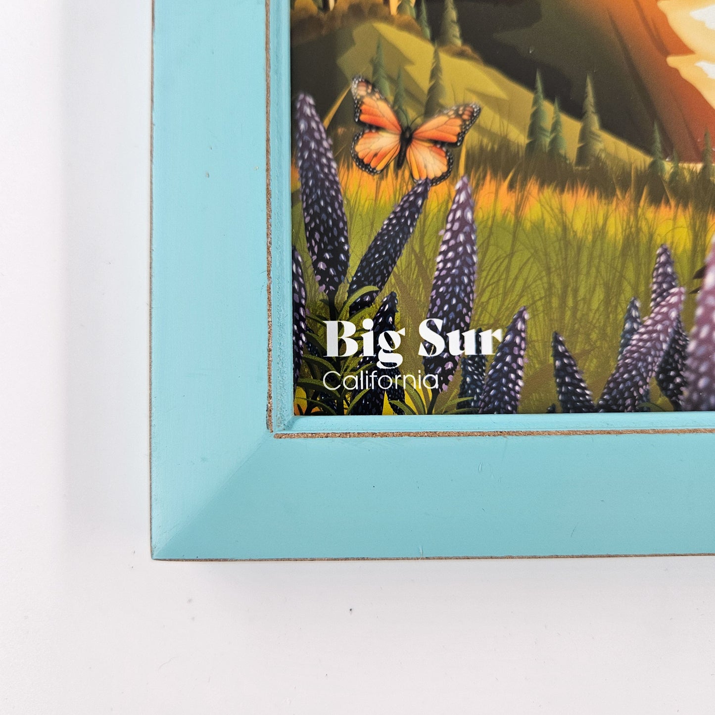 Coastal Big Sur Print w/ Second-Life Frame 6.5" x 8"