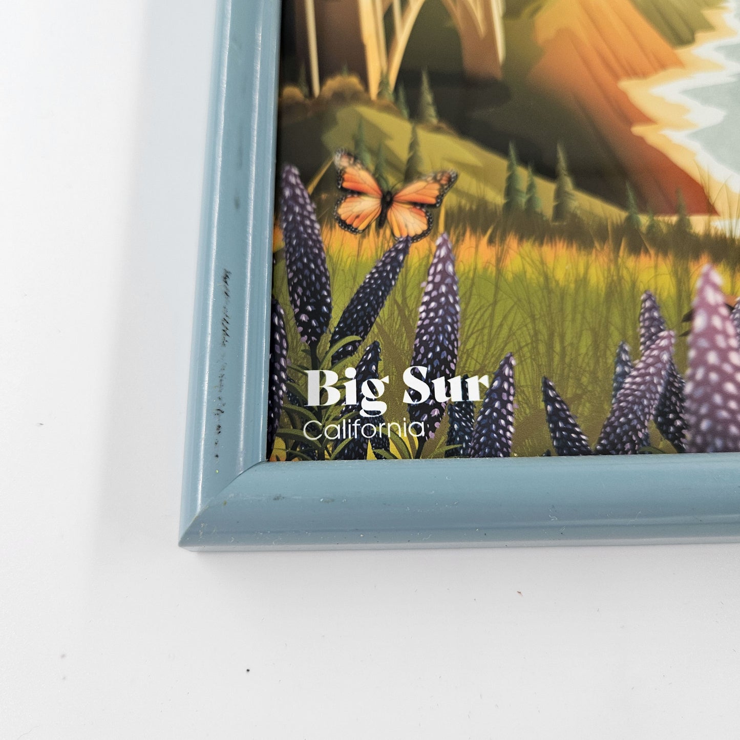 Coastal Big Sur Print w/ Second-Life Frame 5.5" x 7.5"