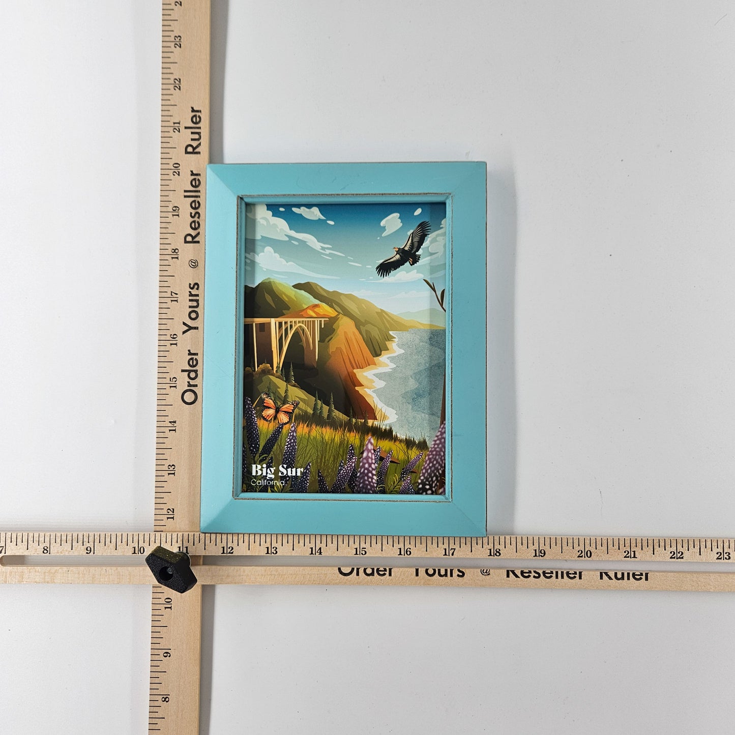 Coastal Big Sur Print w/ Second-Life Frame 6.5" x 8"