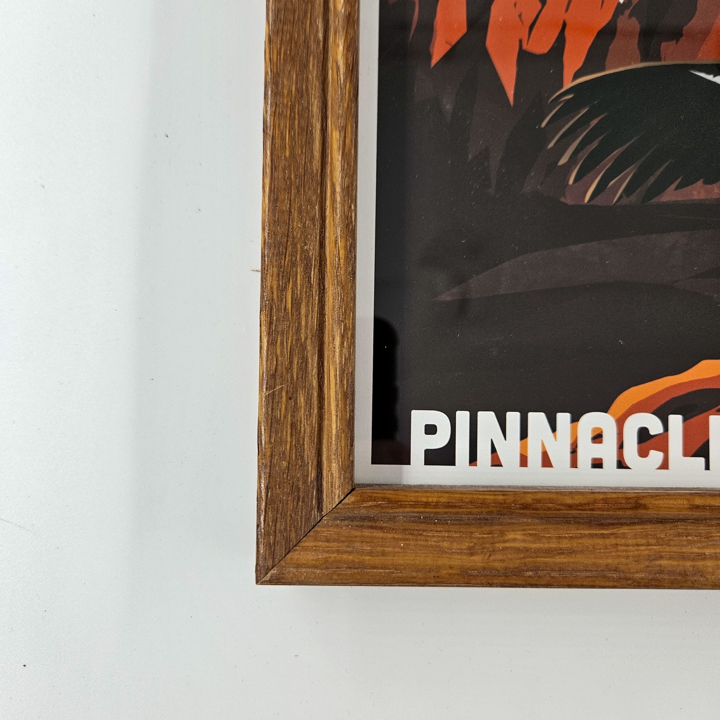 Rustic Pinnacles Print w/ Second-Life Frame 9" x 11"