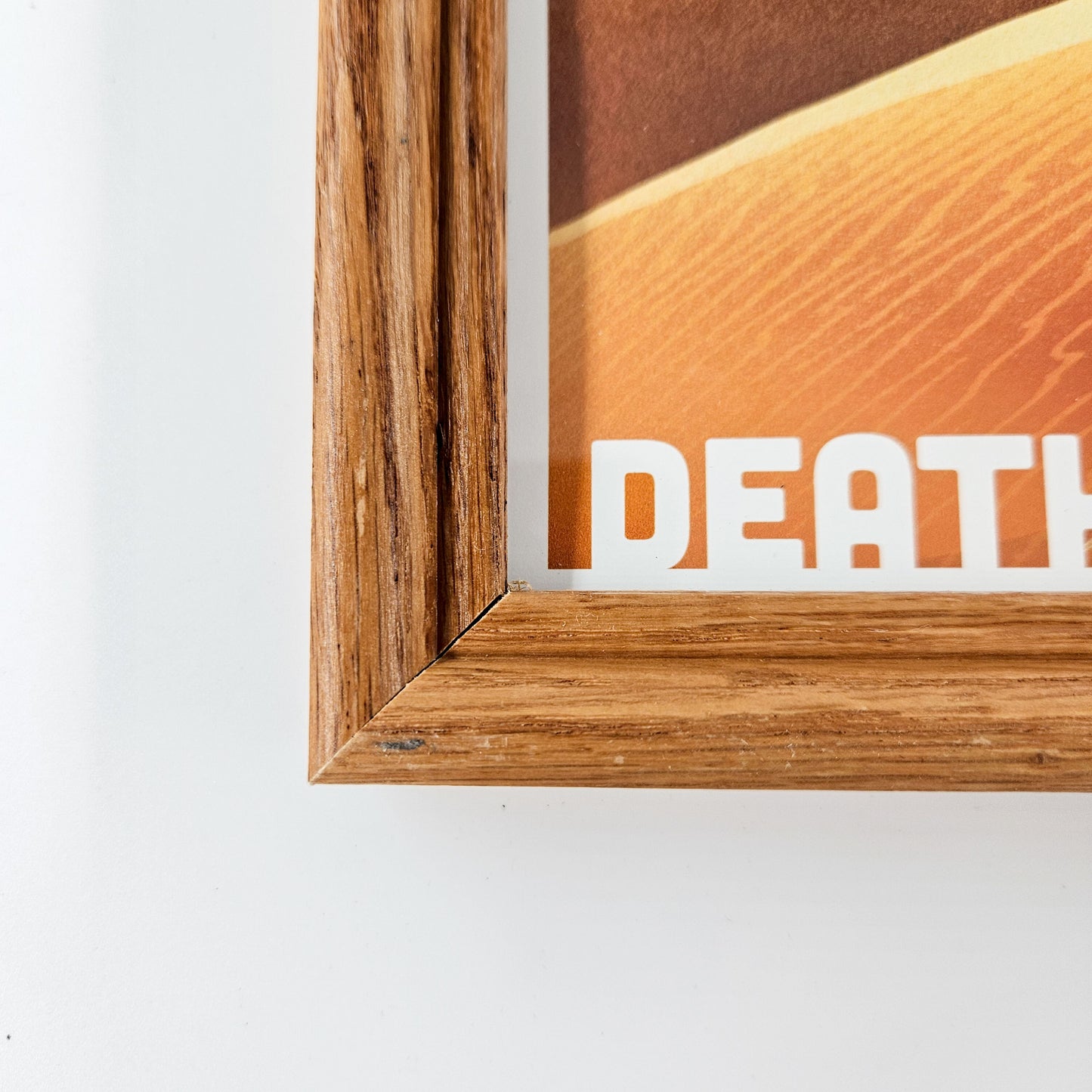 Rustic Death Valley Print w/ Second-Life Frame 9" x 11"