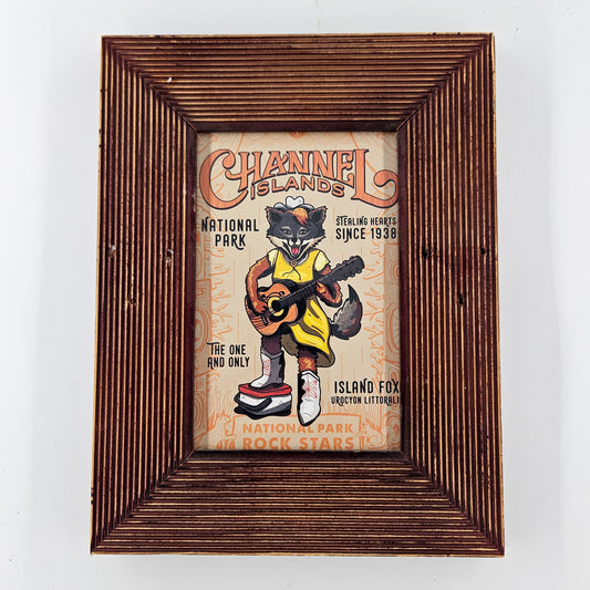 Channel Island Fox Print w/ Second-Life Frame 7"x 9"