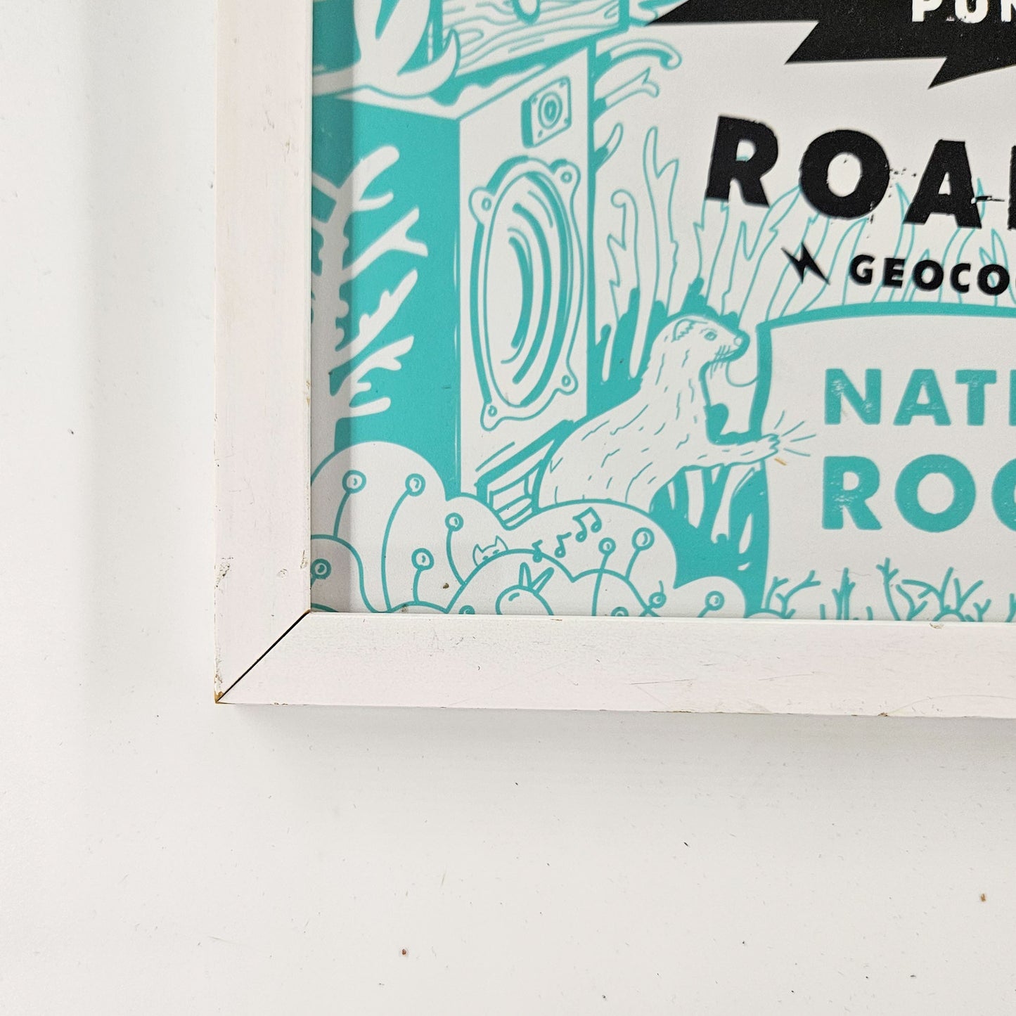 Joshua Tree Roadrunner Print w/ Second-Life Frame 12"x15"